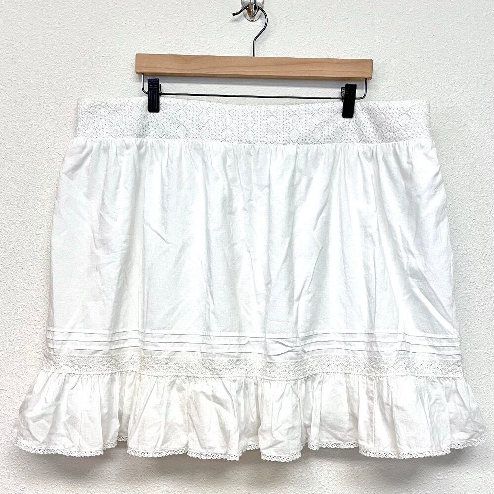 Torrid White Mini Skirt - See Measurements